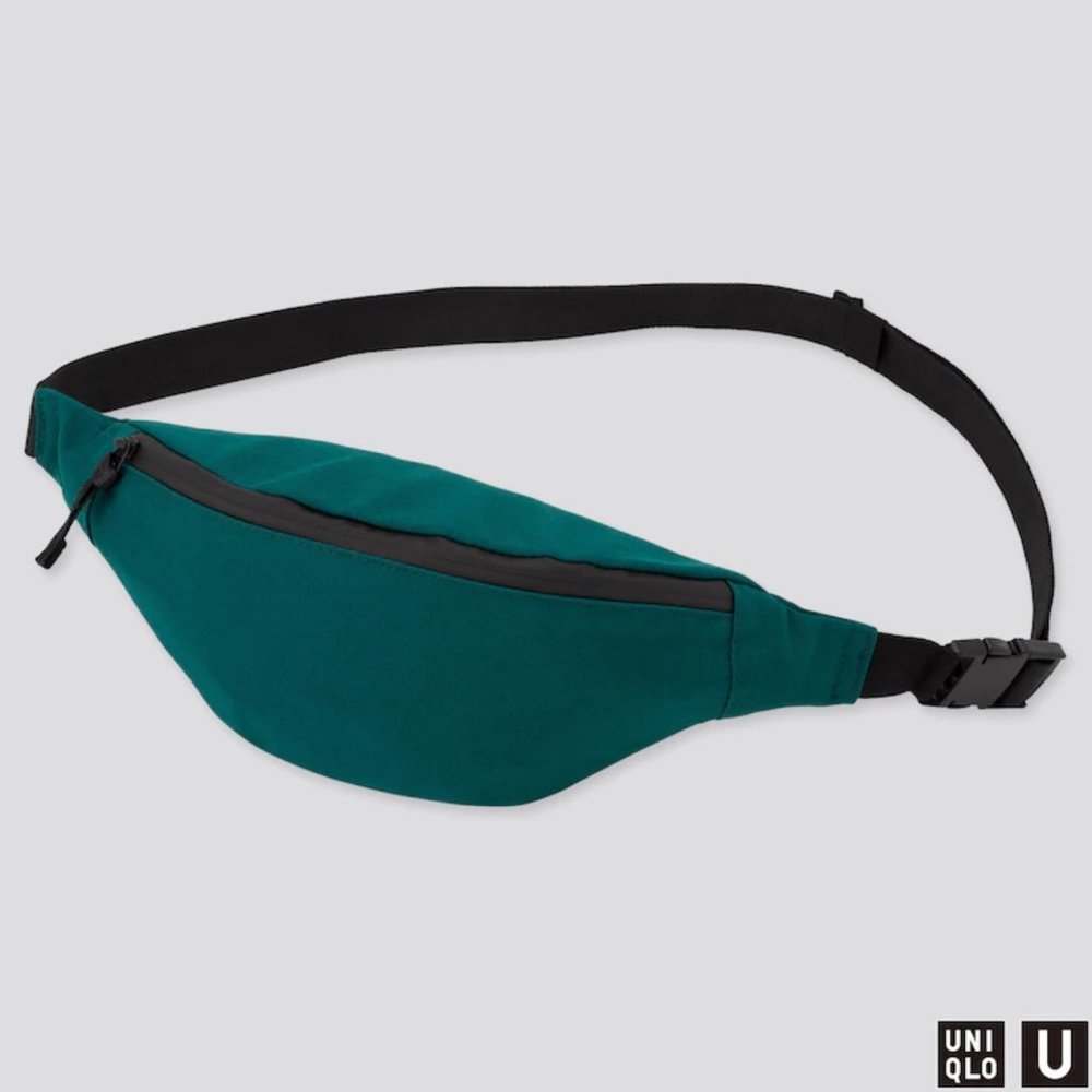 Uniqlo U Blocktech Green Fanny Pack Bag NWOT